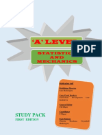 'A' Level Maths Statistics and Mechanics