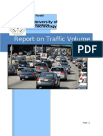 Report On Traffic Volume Study