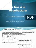 Crítica A La Arquitectura