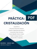 Practica de Cristalización