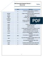 4000EEW1 - Word List - ENG