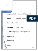 8623 Assignment No 2