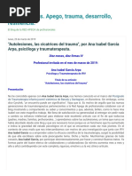 Buenos Tratos. Apego, Trauma, Desarrollo, Resiliencia