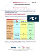 PM Qualifications Matrix - Important