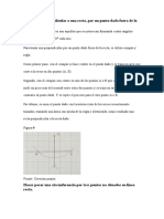 Trazar Una Perpendicular A Una Recta, Por Un Punto Dado Fuera de La Recta