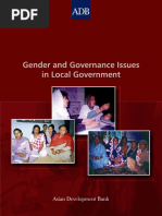 Gender and Governance Issues in Local Government