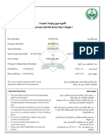 ( ) Electronic Exit Re-Entry Visa (Single)