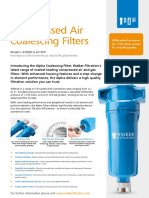 Walker FIltration Compressed Air Alpha Coalescing Filter Datasheet 1