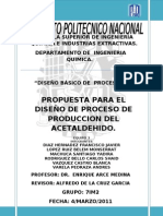 Proyecto Del Acetaldehido