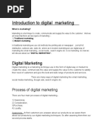 Introduction To Digital Marketing