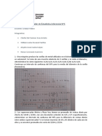 Taller de Estadistica Inferencial N.1