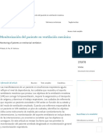 Monitorización Del Paciente en Ventilación Mecánica - Enfermería Intensiva