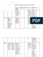 Tabla Comparativa Aprendizajes Esperados 2do. Semestre