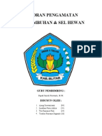 Laporan Pengamatan Sel Hewan Dan Sel Tumbuhan1