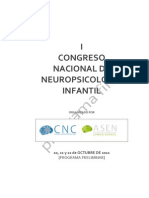 Congreso Nacional de Neuropsicología Infantil