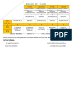 Horario de Clases-Tercer Grado-2022-2023.