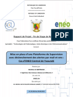 Rapport Complet - Plateforme Supervision ENEO CAMEROUN ZABBIX Server - Final - NDJOULI SI BERTRAND