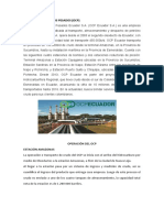 Oleoducto de Crudos Pesados (Ocp) : Operación Del Ocp Estación Amazonas