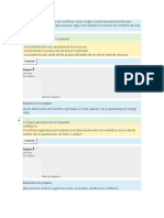 Autoevaluacion Técnicas de Resolución de Conflictos y Negociación