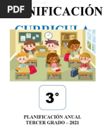 PLANIFICACION ANUAL - 3° Grado