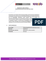 Sílabo - CV - Metodología RevelArte Aplicada en El Aula