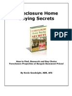 Foreclosure Home Buying Secrets-Book