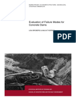 Evaluation of Failure Modes For Concrete Dams