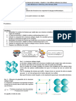 1 - T1 - Chapitre 1 - Des Édifices Ordonnés, Les Cristaux