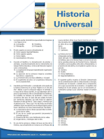 Historia Universal: Proceso de Admisión 2020 - Ii - Marzo 2020