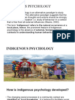 Indigenous Psychology