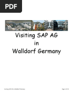 Visiting Sap AG Walldorf