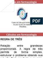 Aula 5 - Cálculos em Farmacologia