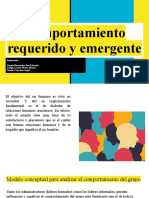 Comportamiento Requerido y Emergente