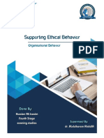 Support Ethical Behavior