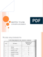 Septic Tank Concept and Design