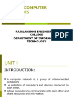 Cs2302-Computer Networks: Rajalakshmi Engineering College Department of Information Technology