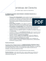 Características Del Derecho