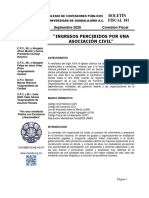 181 Boletin Fiscal Ingresos Percibidos Por Una Asociación Civil