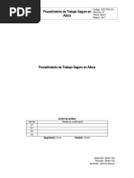 HSE - PRO.010 Procedimiento de Trabajo Seguro en Altura