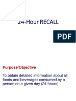 Twenty Four Hour Recall