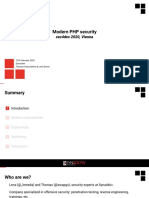 Modern PHP Security