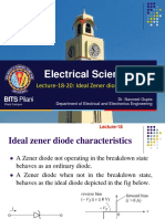 Lecture 18-20 - Ideal Zener Diodes and BJT