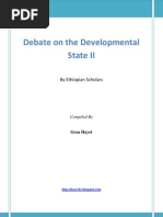 Debate On Developmental State: Ethiopian Scholars II