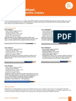 Cheat Sheet PVC Flexible Cables