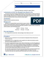 Práctica 5. Electrolitos e Interacciones