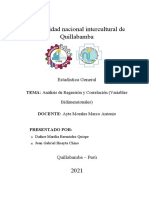 Analisis de Correlacion y Regresion