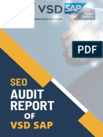 SEO Audit Report of VSD