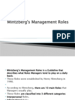 6 Mintzberg's Management Roles