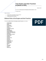 Different Parts of The Engine and Their Function Explained in Detail Notes PDF (PDFDrive)