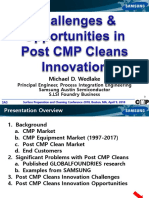 Challenge & Opportunities in Post CMP Cleans Innovation